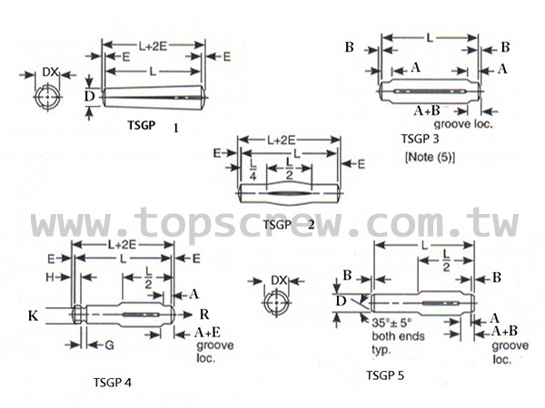 GROOVED PIN,PIN,插溝銷,槽銷